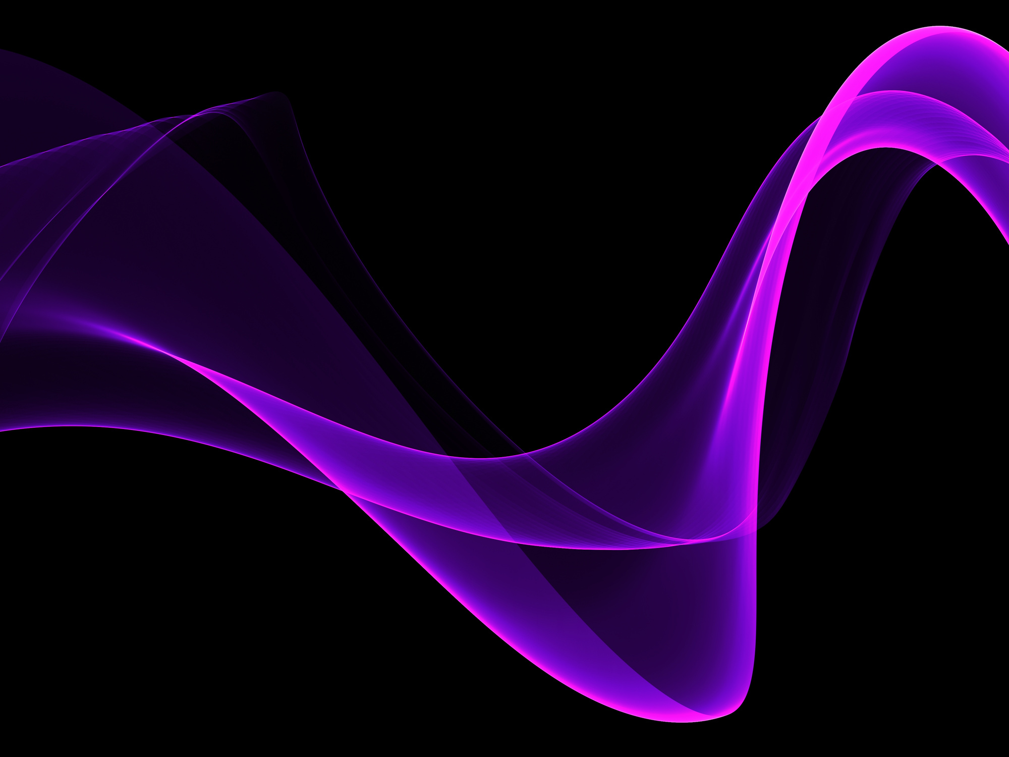 Abstract purple light waves background